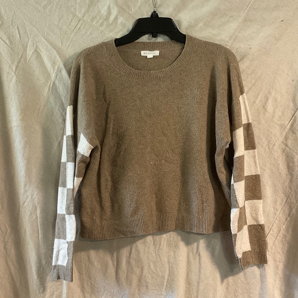 Blu Pepper Cozy Brown Sweater - Picture 3 of 4
